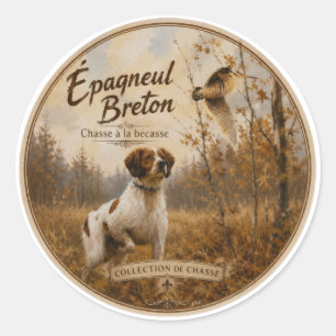 Adesivo Brittany Spaniel e narceja