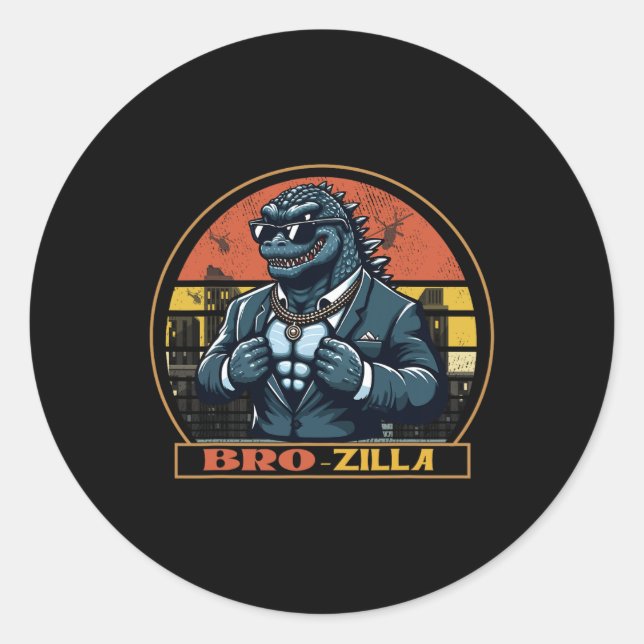 Adesivo Bro Brozilla Strong Brother Surus Matando (Frente)