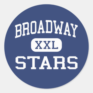 Adesivo Broadway - estrelas - alto - San Jose Califórnia