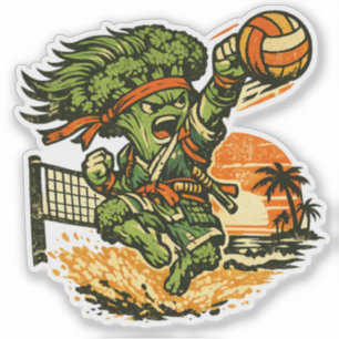 Adesivo Broccoli Bushido Volei de Praia — Pico de Verão