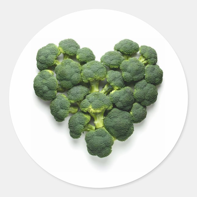 Adesivo Broccoli Heart (Frente)