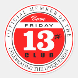 Adesivo Bron Friday 13 Club