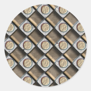 Adesivo Bronze, prata & ouro