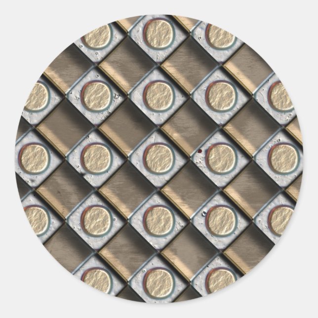 Adesivo Bronze, prata & ouro (Frente)