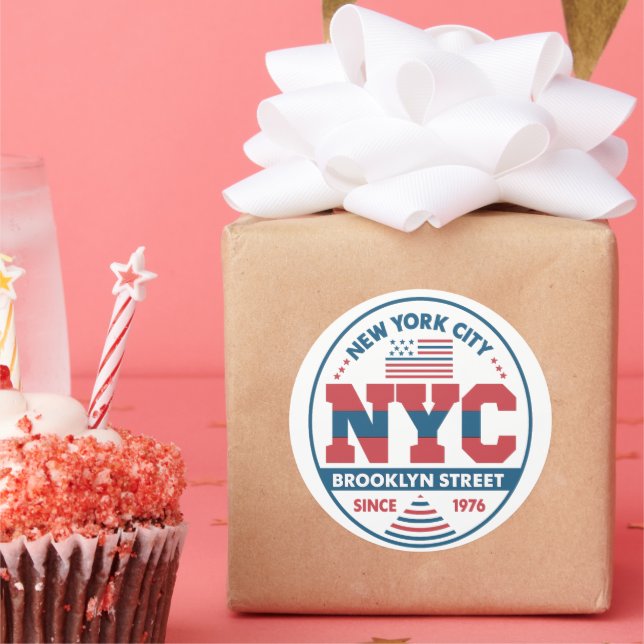 Adesivo Brooklyn e Nova Iorque (Festa)