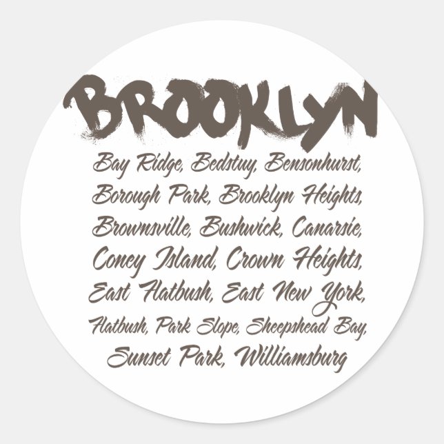 Adesivo Brooklyn Hoods (Frente)