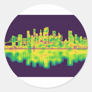 Adesivo Brooklyn New York Skyline