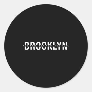 Adesivo Brooklyn Nova Iorque Camiseta, Brooklyn Nyc Gr