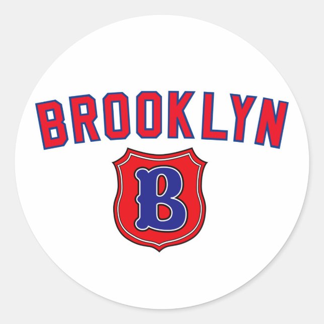 Adesivo Brooklyn Throwback (Frente)