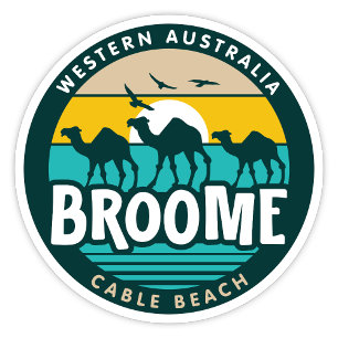 Adesivo Broome, Western Austrália Sticker