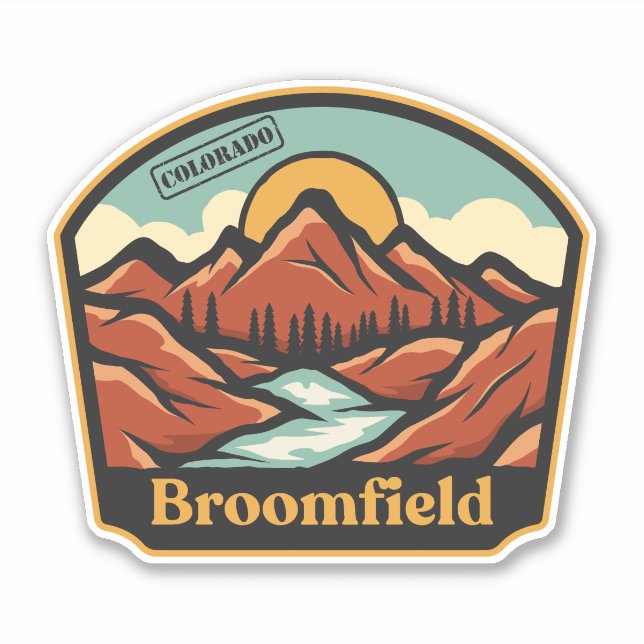 Adesivo Broomfield, Colorado (Frente)