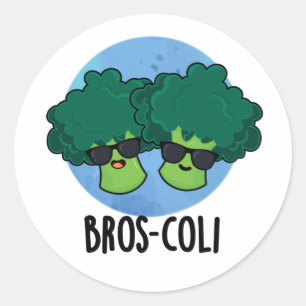 Adesivo Bros-coli Cute Veggie Broccoli Pun