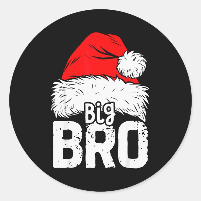 Adesivo Brother Big Santa Christmas Family Matching Pyjama (Frente)
