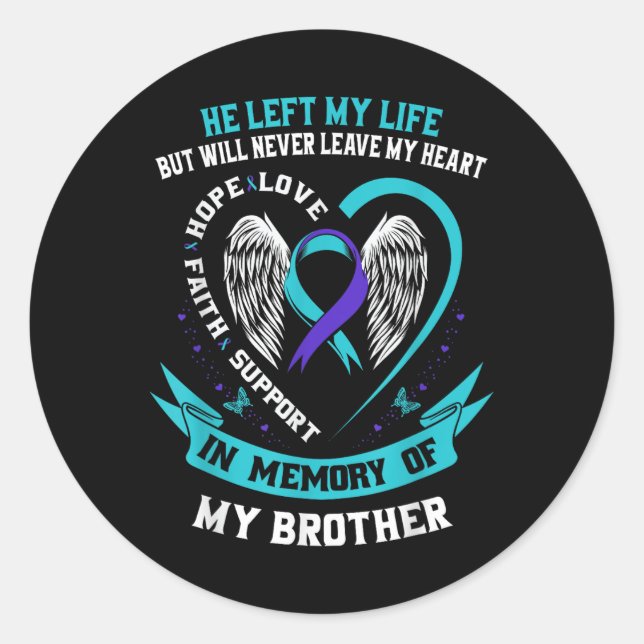 Adesivo Brother Suicida Awariness (Frente)