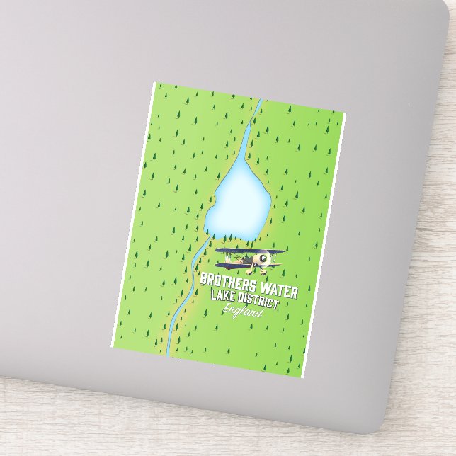 Adesivo Brothers Water Lake District Inglaterra (Detalhe)