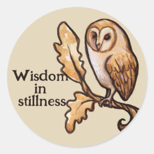 Adesivo Brown Barn Owl