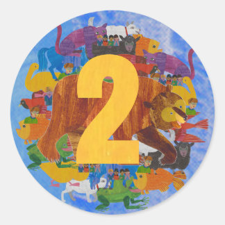 Adesivo Brown Bear 2nd Birthday Sticker