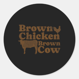 Adesivo Brown Chicken Brown Cow anos 70 Arco de Música Chi