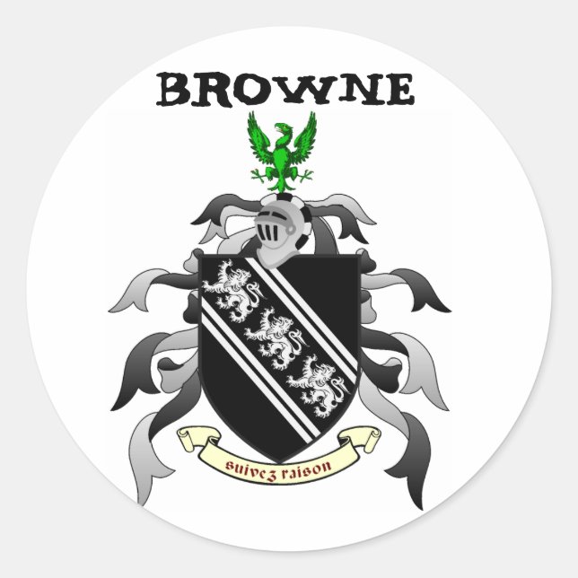 Adesivo Browne Crest Sticker (Frente)