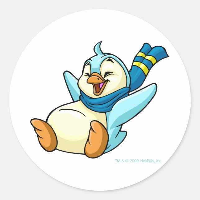 Adesivo Bruce azul deslizante (Frente)