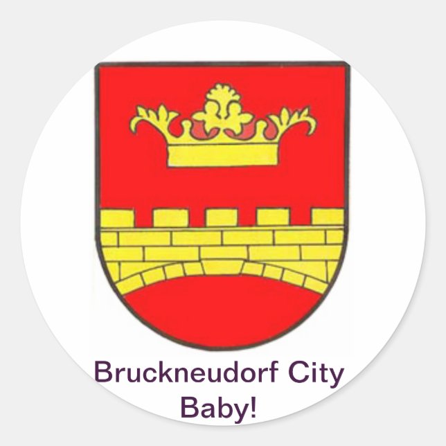 Adesivo Bruckneudorf City bebé (Frente)