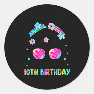 Adesivo Bruh 10º aniversário menina de 10 anos 10º anivers