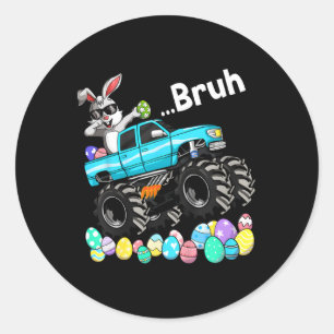 Adesivo Bruh Bunny Felz pascoa Monster Truck Crianças
