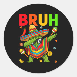 Adesivo Bruh Cinco De Mayo Festa Mexicana Dança Cactus Bo
