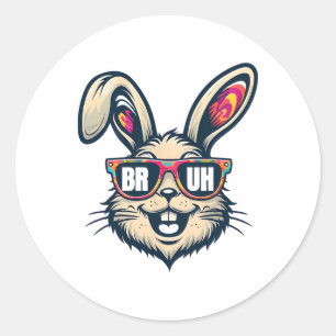 Adesivo Bruh Dabbing Bunny Páscoa Engraçado Crianças Menin