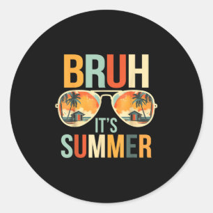 Adesivo Bruh É Engraçado Dizer "Memória" Bro Summer Vacat