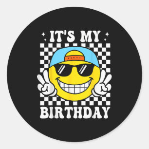 Adesivo Bruh É Meu Aniversário Sinal de Paz Sorriso Aniver