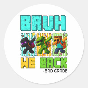 Adesivo Bruh Nós Ck De 3º Grau Para O Jogador De Escola Bo