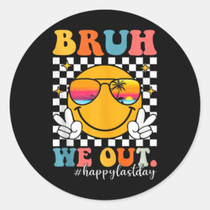 Adesivo Bruh, Surgimos Em Groovy No Dia Passado De Profess