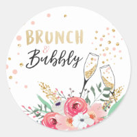 Brunch e borbulhante favoreçam o Chá de panela ros