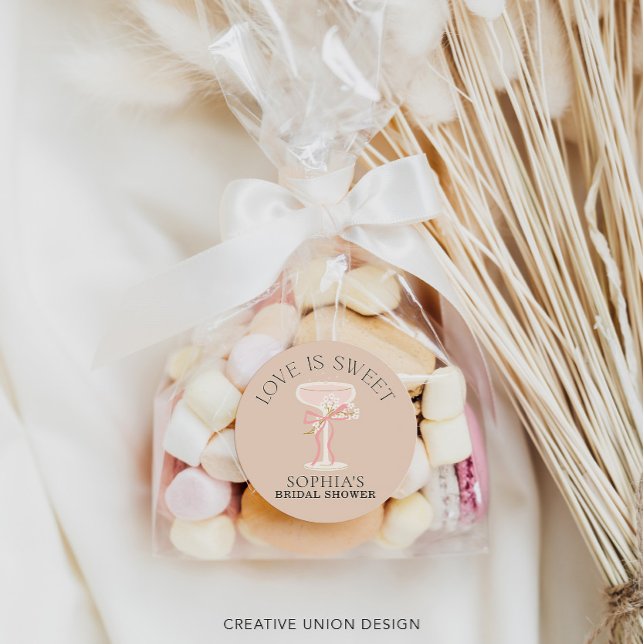 Adesivo Brunch e Bubbly Champanhe Favoritos para Chá de No (Criador carregado)