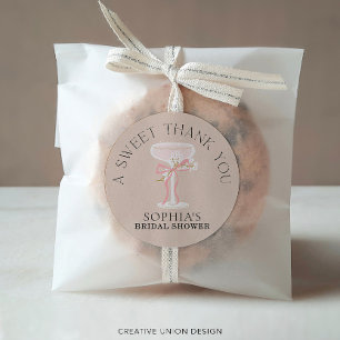 Adesivo Brunch e Bubbly Presentes para Chá de Noiva com Ch