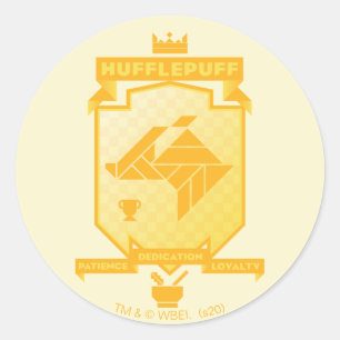 Adesivo Brutalist HUFFLEPUFF™ Crest