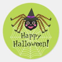 Bruxa-Aranha Feliz Halloween