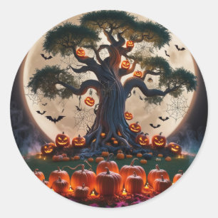 Adesivo Bruxa Branca de Halloween, Nome Personalizado