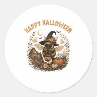 Adesivo Bruxa Bumblebee Fofo Feliz Halloween Cottagecore