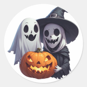 Adesivo Bruxa Cativante do Halloween Amigos Fantasmas 🧙♀