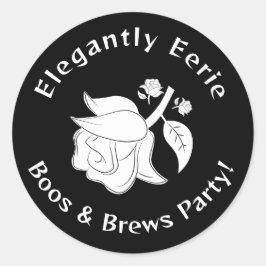 Adesivo Bruxa Clássica Elegantemente Eerie Halloween Stick