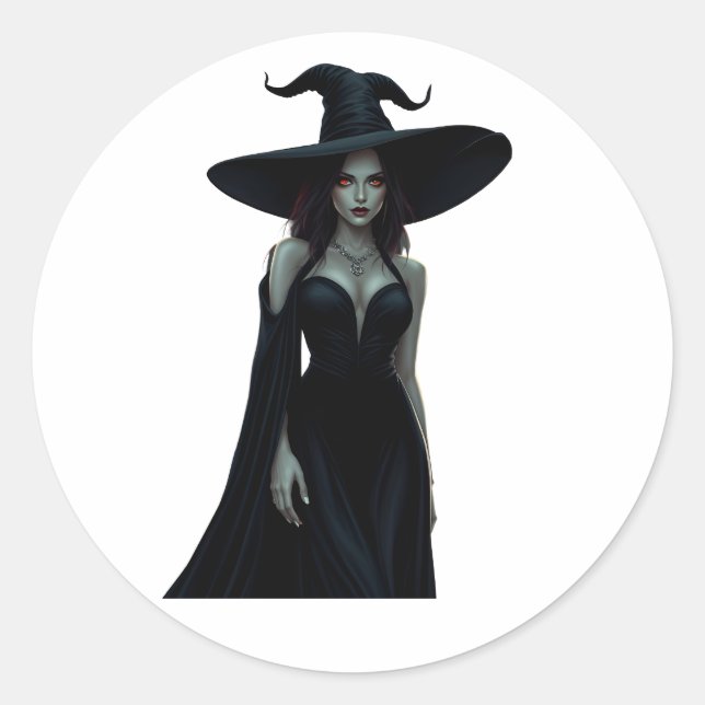 Adesivo Bruxa da Noite (Frente)