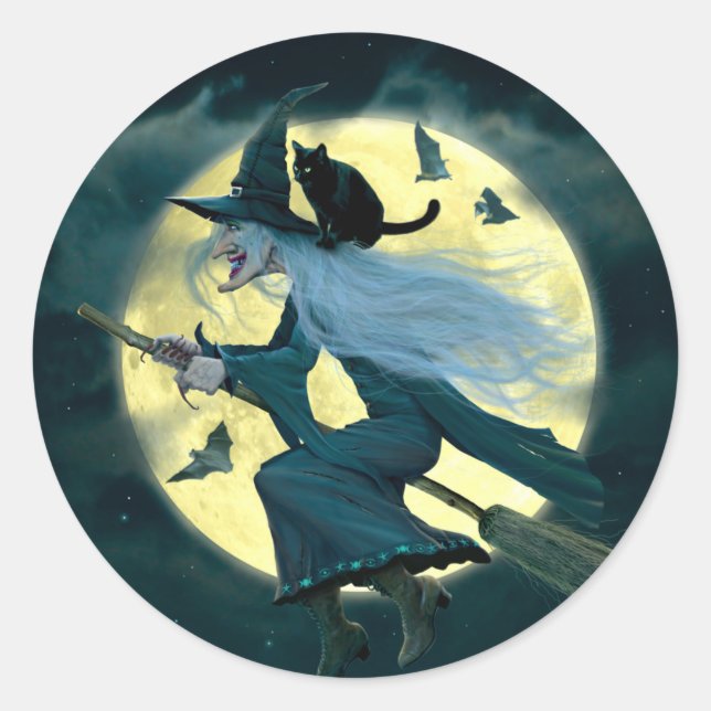 Adesivo bruxa do quarto (Frente)