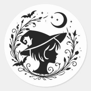 Adesivo Bruxa Pixie Magia Wicca Feitiçaria Halloween