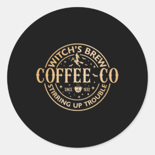 Adesivo Bruxas Bream Café Cohalloween Feiticeira Amor Café