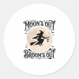 Adesivo Bruxas de Vassouras à Vista no Halloween