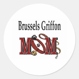 Adesivo Bruxelas Griffon Dog MOM