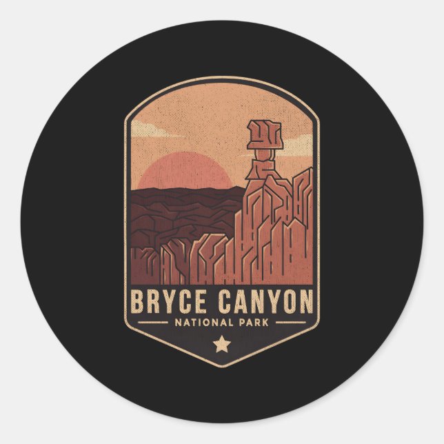 Adesivo Bryce Canyon National Park Bryce Canyon (Frente)