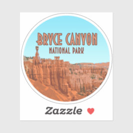 Adesivo Bryce Canyon National Park Utah Vintage